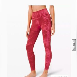 Lululemon ebb to street high rise tight